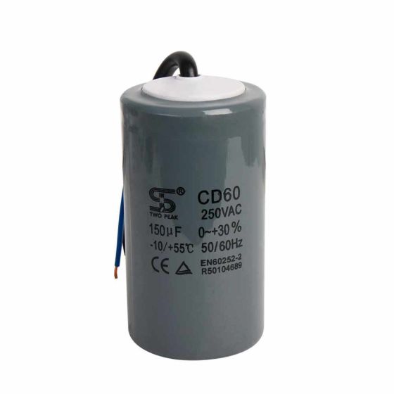 Capacitor 150MF±30%, 250V, para las motobombas sumergibles ALTAMIRA de la serie GRD de 1 a 1.5 HP