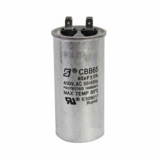 Capacitor de trabajo 40MF ±5%, 400V, para la caja de control AQUA PAK de 2 HP modelo CCQA 2230