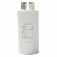 Capacitor 20MF ±5%, 250V, con terminal espada para la bomba AP-4