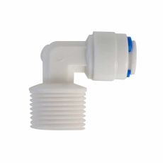 Adaptador codo tipo "L"  para ósmosis inversa de 100G y 400G (RM3/8", T1/4")