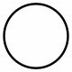 O-ring de 2.5" de diámetro, para el portafiltro blanco de 10" de largo