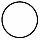 O-ring de 2.5" de diámetro, para el portafiltro blanco de 10" de largo