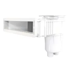 Desnatador de tapa cuadrada con canastilla para piscina